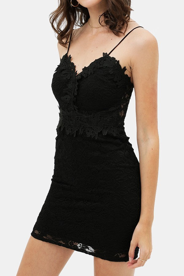 Ravenous black lace dress